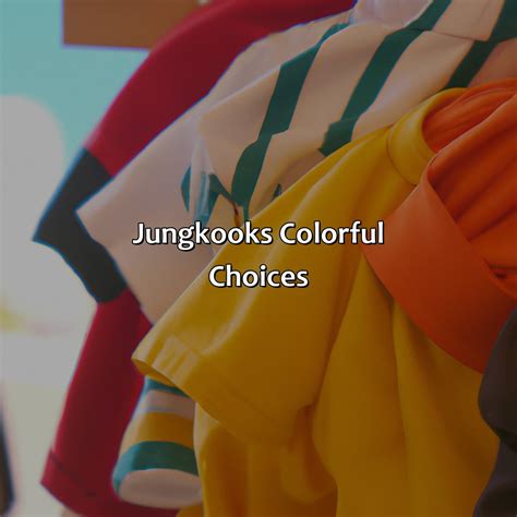 what is jungkook favorite color.